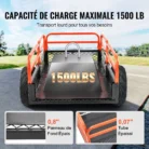 Remorque à Benne Basculante VEVOR Capacité de Charge 680 kg 2