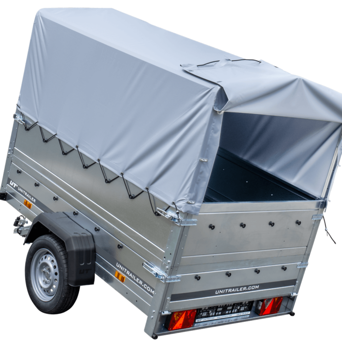 ger pl Pkw Anhanger 750 kg ungebremst GARDEN TRAILER 201 KIPP mit zusatzlichen Bordwanden Stutzrad Hochplane und Hochspriegel 4184 6 1 png