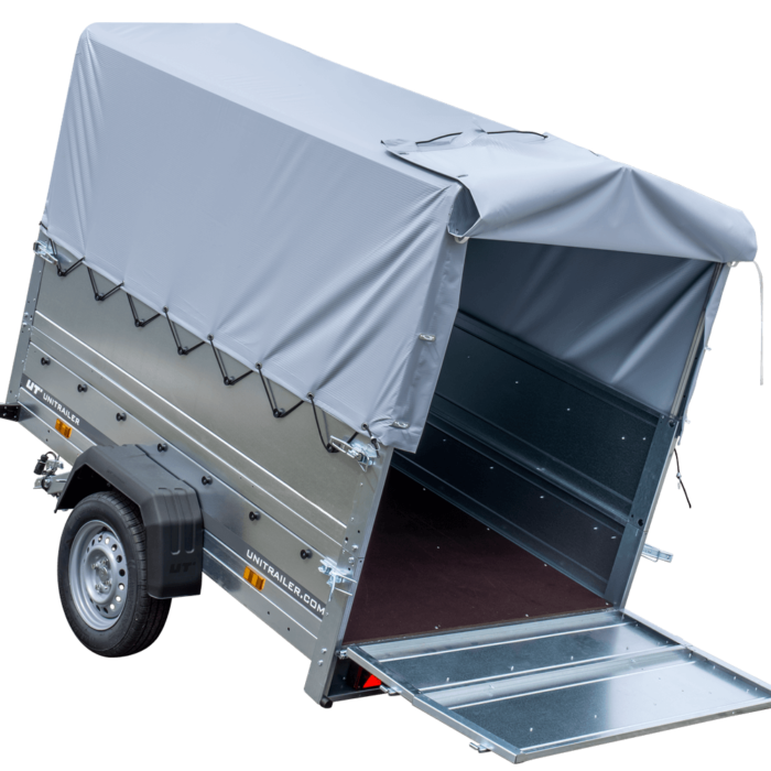 ger pl Pkw Anhanger 750 kg ungebremst GARDEN TRAILER 201 KIPP mit zusatzlichen Bordwanden Stutzrad Hochplane und Hochspriegel 4184 7 1 png