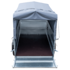 ger pl Pkw Anhanger 750 kg ungebremst GARDEN TRAILER 201 KIPP mit zusatzlichen Bordwanden Stutzrad Hochplane und Hochspriegel 4184 8 1 png