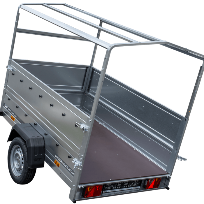 ger pl Pkw Anhanger 750 kg ungebremst GARDEN TRAILER 201 KIPP mit zusatzlichen Bordwanden Stutzrad Hochplane und Hochspriegel 4184 9 1 png
