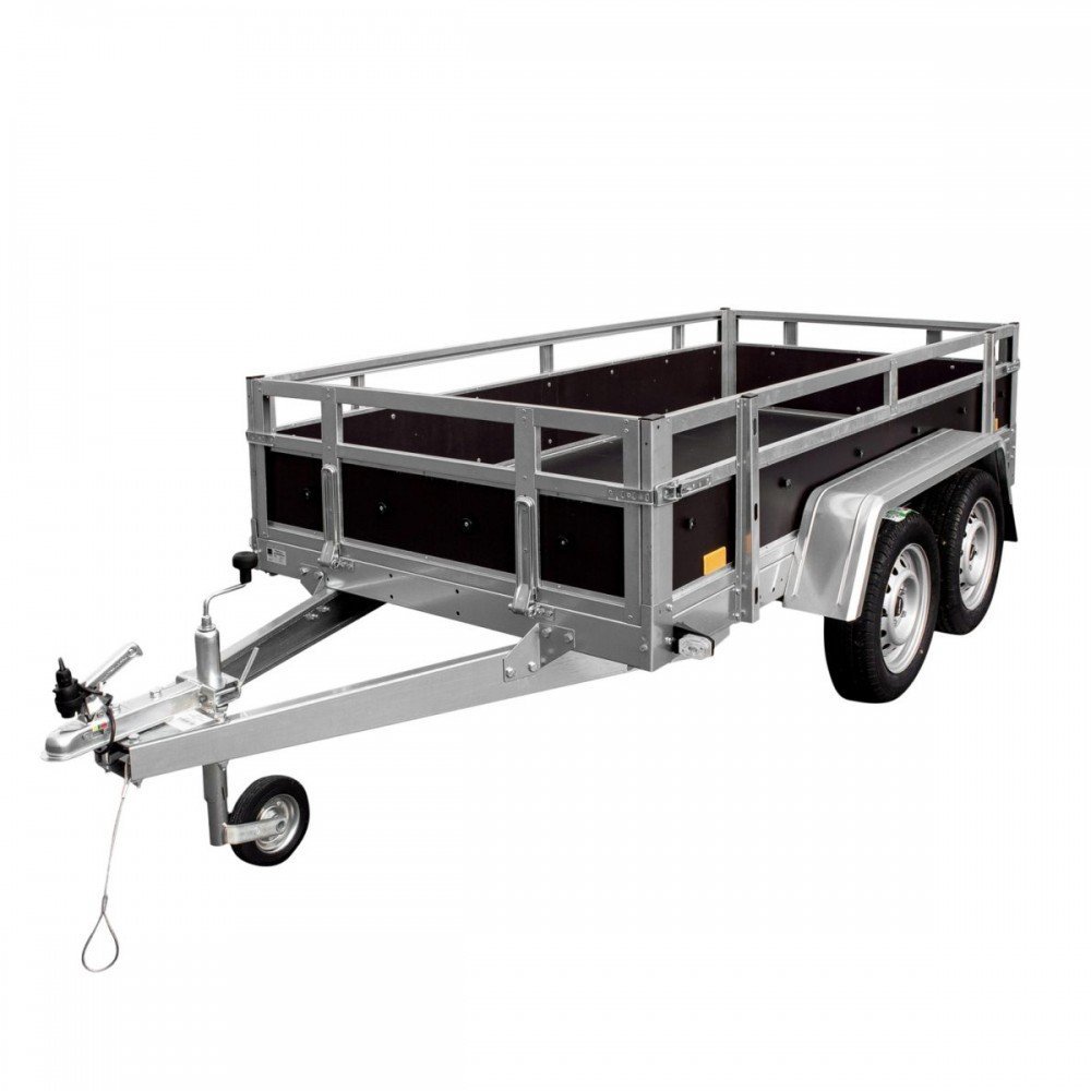 wood remorque caisse bois chassis porteur acier double essieu basculante 4 1 jpg